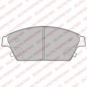 Гальмівні колодки дискові CHEVROLET/OPEL Cruze/Orlando/Astra J 
