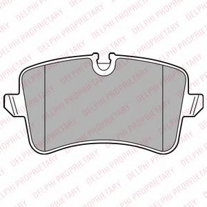 DELPHI VW гальмівні колодки задн.Audi A6/7 11-  арт. LP2446