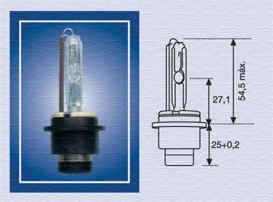 D2S Лампа ксеноновая OSRAM арт. 002541100000