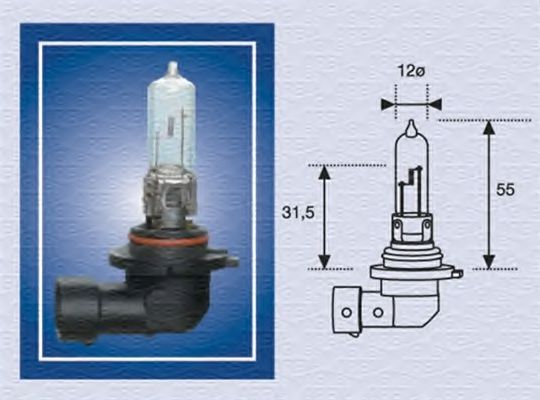 HB3 12 Лампа накаливания (HB3 12V 65W) PHILIPS арт. 002577200000